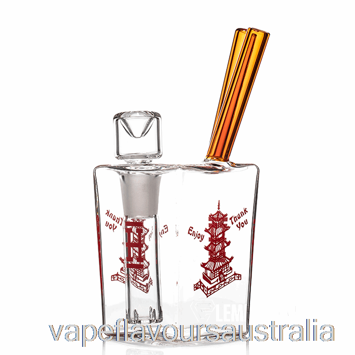 Vape Australia HEMPER Chinese Takeout Bong Clear